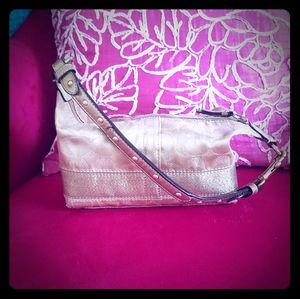 Gold Small Authentic Coach Bag
